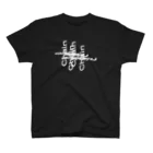 Goat Playground SUZURI店のChainバグTシャツB（白文字） スタンダードTシャツ