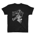 ECLAUGH （エクラフ）のBICYCLE BOY (黒系) Regular Fit T-Shirt