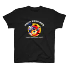 BB Leathers and Design'sのRock Bone Man black & red ver. スタンダードTシャツ