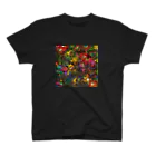 keiko-nekomanmaのぷかぷか花火　 Regular Fit T-Shirt