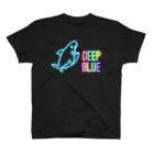 DeepBlueのホホジロザメ　ネオン スタンダードTシャツ