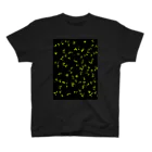 ドクガエルのグリーンヒドラの群れ・宇宙 スタンダードTシャツ