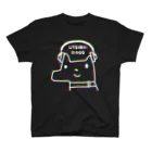 うつぼショップ！のうつぼどっぐ（ヘッドホン）（色相ブレ効果）（UTSUBO-DOGGロゴあり) スタンダードTシャツ