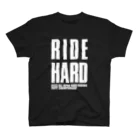 Bikeman_Enduro_ChannelのG-NET OFFICIAL GOODS RIDE HARD 白抜き スタンダードTシャツ