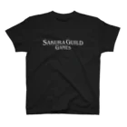 サクラギルドゲームズろうずのSGG シルバー文字のみ スタンダードTシャツ