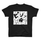 音楽とゆるキャラの雨降ってG固まる スタンダードTシャツ