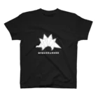 【恐竜】JURASSIC DESIGNINGの恐竜／ステゴサウルス スタンダードTシャツ