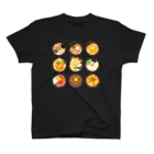 リズのラーメン+うどん+丼物 スタンダードTシャツ