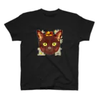 トロ箱戦隊本部の甘党宣言 黒猫さん スタンダードTシャツ