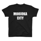 【公式】RE EARTH TV / リアスティーヴィーのMORIOKA CITY - Tee（WH-Dark Color）スタンダードTシャツ Regular Fit T-Shirt