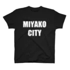 【公式】RE EARTH TV / リアスティーヴィーのMIYAKO CITY - Tee（WH-Dark Color）スタンダードTシャツ スタンダードTシャツ