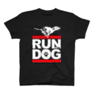 COOL CAT★GRAPHICSのRUNNING DOG　走ってる犬　CCG-005-2B スタンダードTシャツ