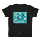 にくまる三兄弟のにくまるT・黒 スタンダードTシャツ