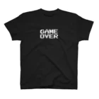 牛のTシャツ屋のGAME OVER スタンダードTシャツ