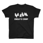 Dog On Boardのenggyscampblack スタンダードTシャツ