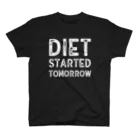 Diet LabのDiet started tomorrow Regular Fit T-Shirt