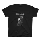 maiomuのBlack and milk (black) スタンダードTシャツ