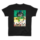 polkaerioの黒猫先生 スタンダードTシャツ