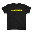 e11eventhのline tape  logo Regular Fit T-Shirt