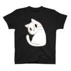 ポイズン抹茶の白猫 スタンダードTシャツ