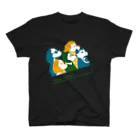 うみちゃんの犬の群像（暗） スタンダードTシャツ