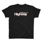 特製飯屋Highway（着なさい）のグリッチ加工ロゴ Regular Fit T-Shirt