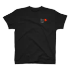 DemocracyTimesのDemocracyTimesロゴ ポイントTシャツ 白文字 Regular Fit T-Shirt