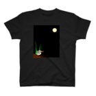 ヤストリの月とタマシギ♂ Regular Fit T-Shirt
