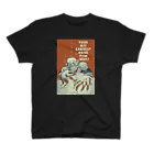 戦前プロパガンダイラストTシャツ屋の第二次世界大戦 東条英機 プロパガンダポスター柄 Regular Fit T-Shirt