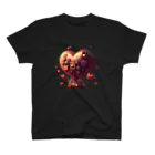 LalaDesign-shopのハートの飛行船「ハートフロート (Heartfloat)」 スタンダードTシャツ