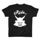 RAMUKiのRide兜（白） スタンダードTシャツ