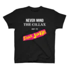 SAUNA JUNKIES | サウナジャンキーズのNEVER MIND THE CHILLAX（ブラック） Regular Fit T-Shirt
