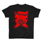 Ａ’ｚｗｏｒｋＳのRAKUGAKIXBONE BLKonRED Regular Fit T-Shirt