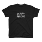 リクライブ公式のNo Script, One Shot. RECLIVE Regular Fit T-Shirt