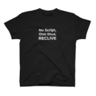 リクライブ公式のNo Script, One Shot. RECLIVE スタンダードTシャツ