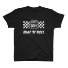 NEAT001のNEAT001ロゴ＋チェッカーフラッグ スタンダードTシャツ