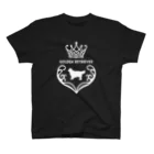 onehappinessのゴールデンレトリバー　crown heart　onehappiness　white Regular Fit T-Shirt