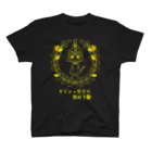 にゃくろぽりす【神話✕猫】のギリシャ好きのネコ好き（金アテにゃ） スタンダードTシャツ