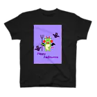 🐸かえるさんと仲間たち🐸のハロウィン　コウモリママ スタンダードTシャツ