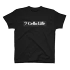 もりてつのCello Life(白文字) Regular Fit T-Shirt