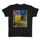 art-Laboのゴッホ 【世界の名画】夜のカフェテラス 自画像 ポスト印象派 絵画 美術 art Regular Fit T-Shirt