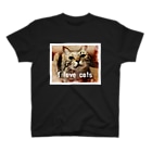 モコネコSHOPのI love cats ② Regular Fit T-Shirt