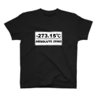 BLICK + BLACK の絶対零度（白プレートタイプ） Regular Fit T-Shirt