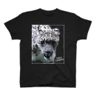 あくび猫  Yawning CatのSplendid Snow Leopard 華麗なるユキヒョウ Regular Fit T-Shirt