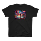 🔥AI art shop🔥の幻想的な世界にいる少女 Regular Fit T-Shirt