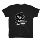 クロねこアワにゃん🐱のモノクロアワにゃん Regular Fit T-Shirt