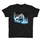 Shihiroの炎を駆ける銀狐 Regular Fit T-Shirt