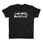 monotedcmのものてダーツ会ロゴ（白） スタンダードTシャツ