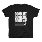 大石屋の大石くんGOODLIFT白字 スタンダードTシャツ