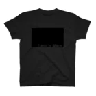 migaluの漆黒のミニマルデザイン Regular Fit T-Shirt